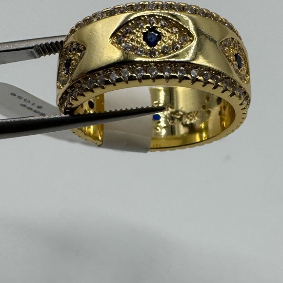 18k Evil Eye Ring - Picture 5 of 16